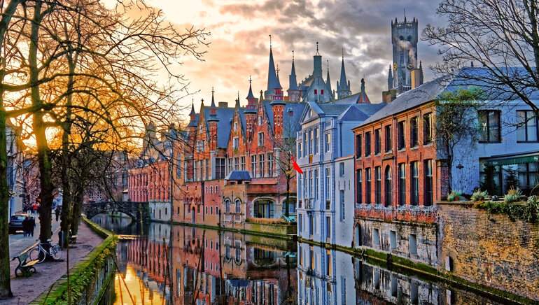 Belgische stadsfoto